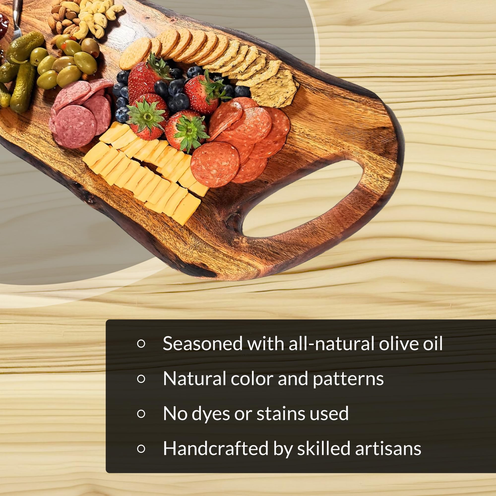 BIRDROCK 　サービングボード　アカシア天然木　23インチ BIRDROCK HOME サービングボード アカシア天然木 23インチ