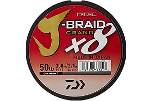 J-Braid Grand 8 X 300 YDS Filler Spool - Premium Braided Fishing Line