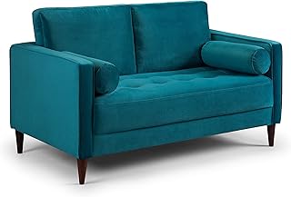 Honeypot - Harper - Sofa - 4 Seater - 3 Seater - 2 Seater - Armchair - Blue - Beige - Plush Grey - Green - Plush Velvet (2 Seater, Teal)