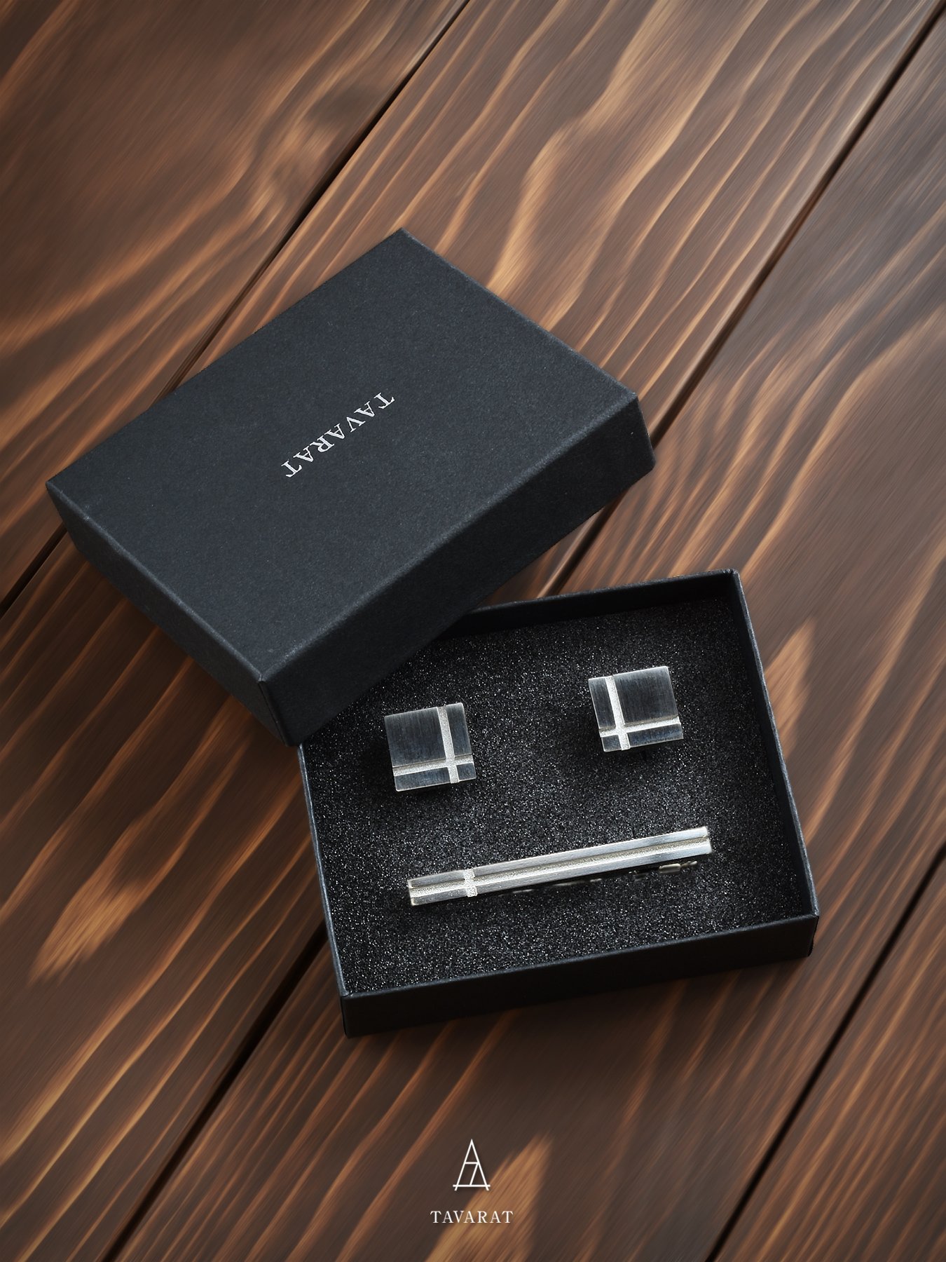 Amazon.co.jp: TAVARAT(タバラット): タイピン・カフスセット