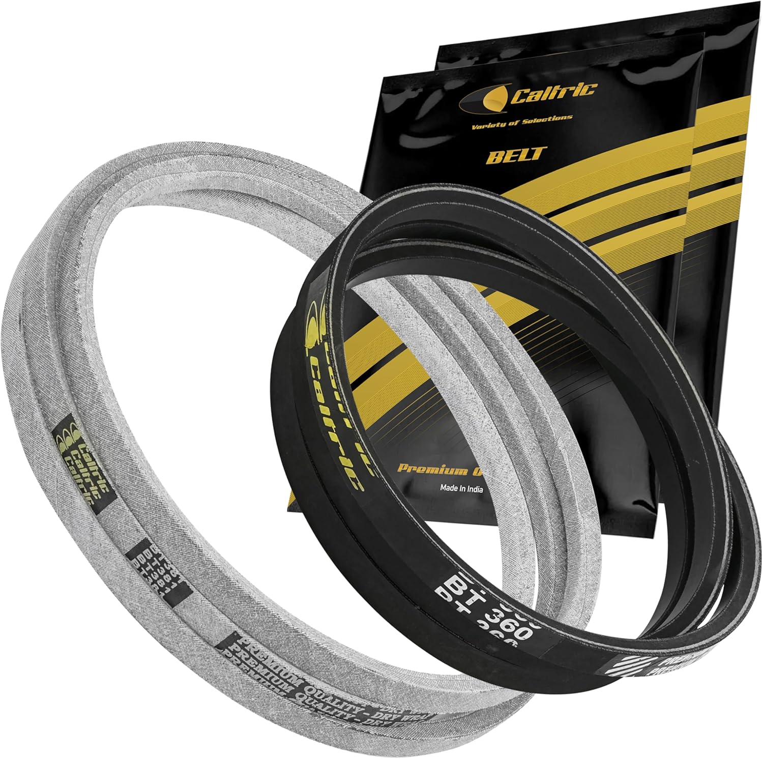 Caltric 48" Deck Belts Compatible with John Deere LX172 LX173 LX176 LX178 LX186 LX188 / Sabre 1848GV 1848HV 1948GV 1948HV 2048HV