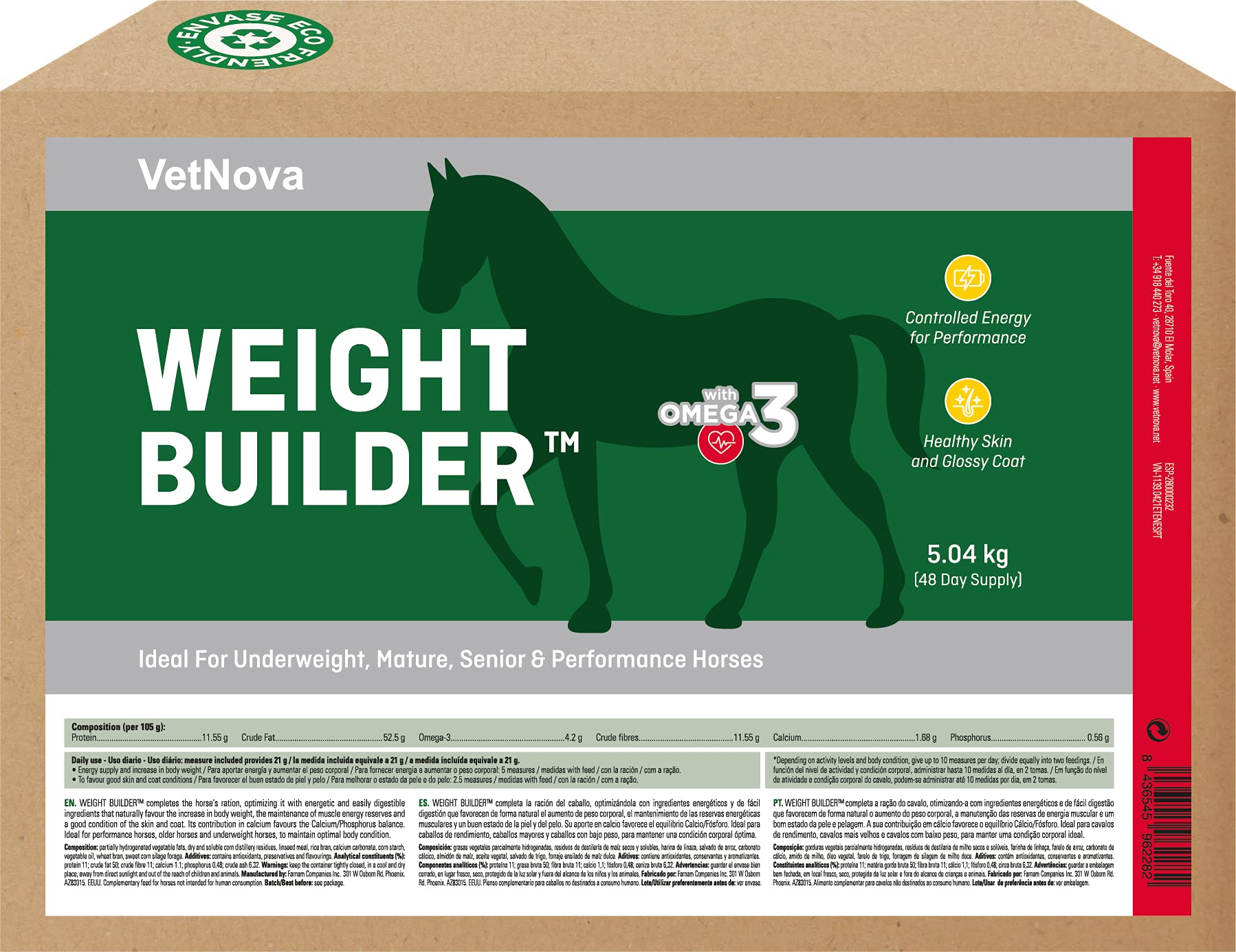 VetNova Weight Builder™ 5.04 Kg