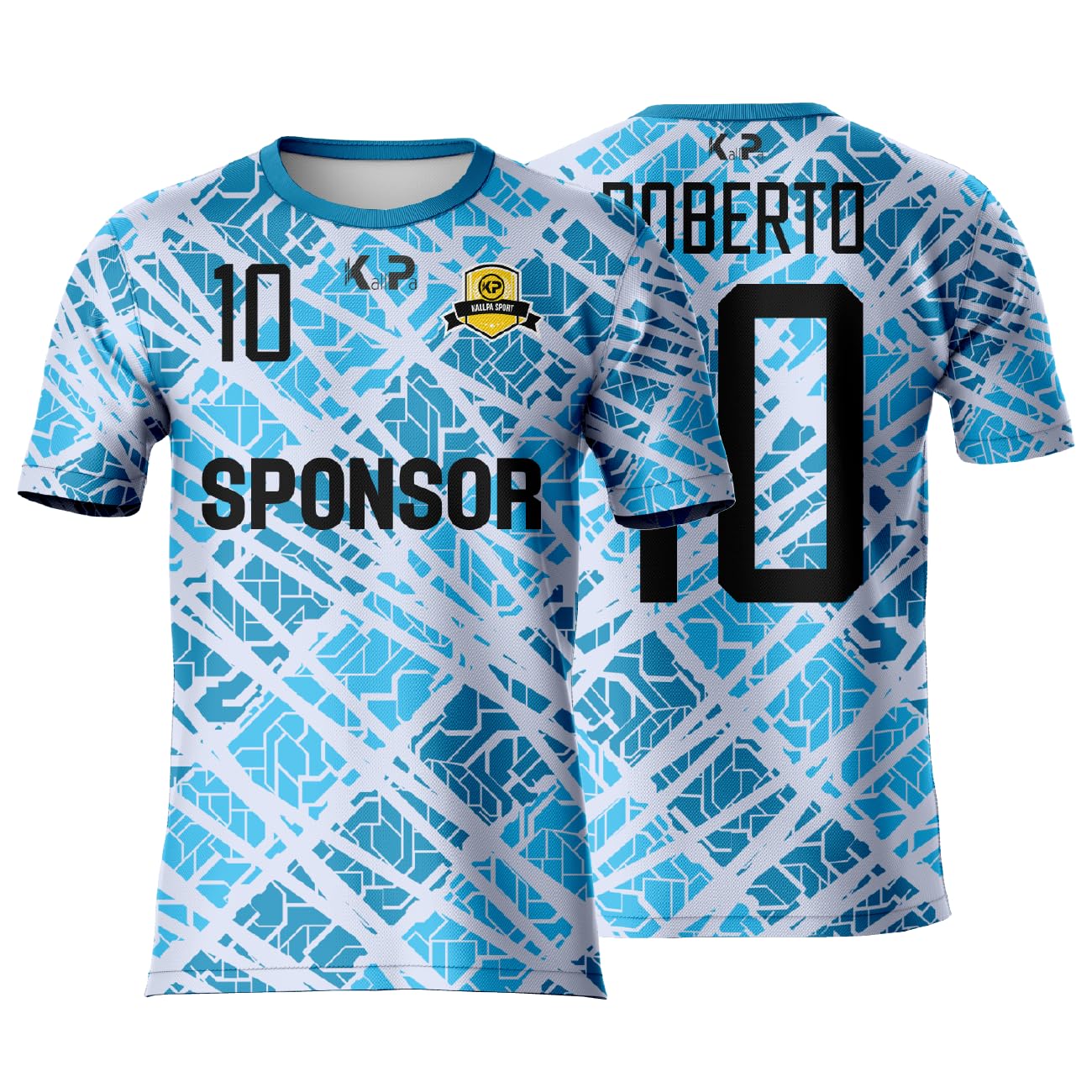 KALLPA Equipación Deportiva de fútbol Personalizada. Unisex niños y Adultos. Personaliza con tu Nombre, Escudo y número. Diferentes Modelos y Colores
