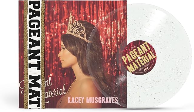 Pageant Material (Vinil Transparente / Dourado, Edição de Aniversário) por Kacey Musgraves, capa do álbum