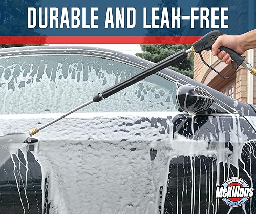 Miniatura 3 de McKillans - Repuesto de pistola de hidrolavadora, entrada M22 con extensión y acoplador de conexión rápida de 14 pulgada