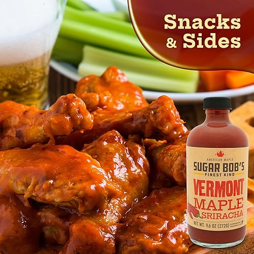 Miniatura 6 de Sugar Bob's Finest Kind, Paquete variado de salsa picante y juego de regalo, incluye salsas picantes Vermont Maple Sriracha, Jalapeño y Habanero