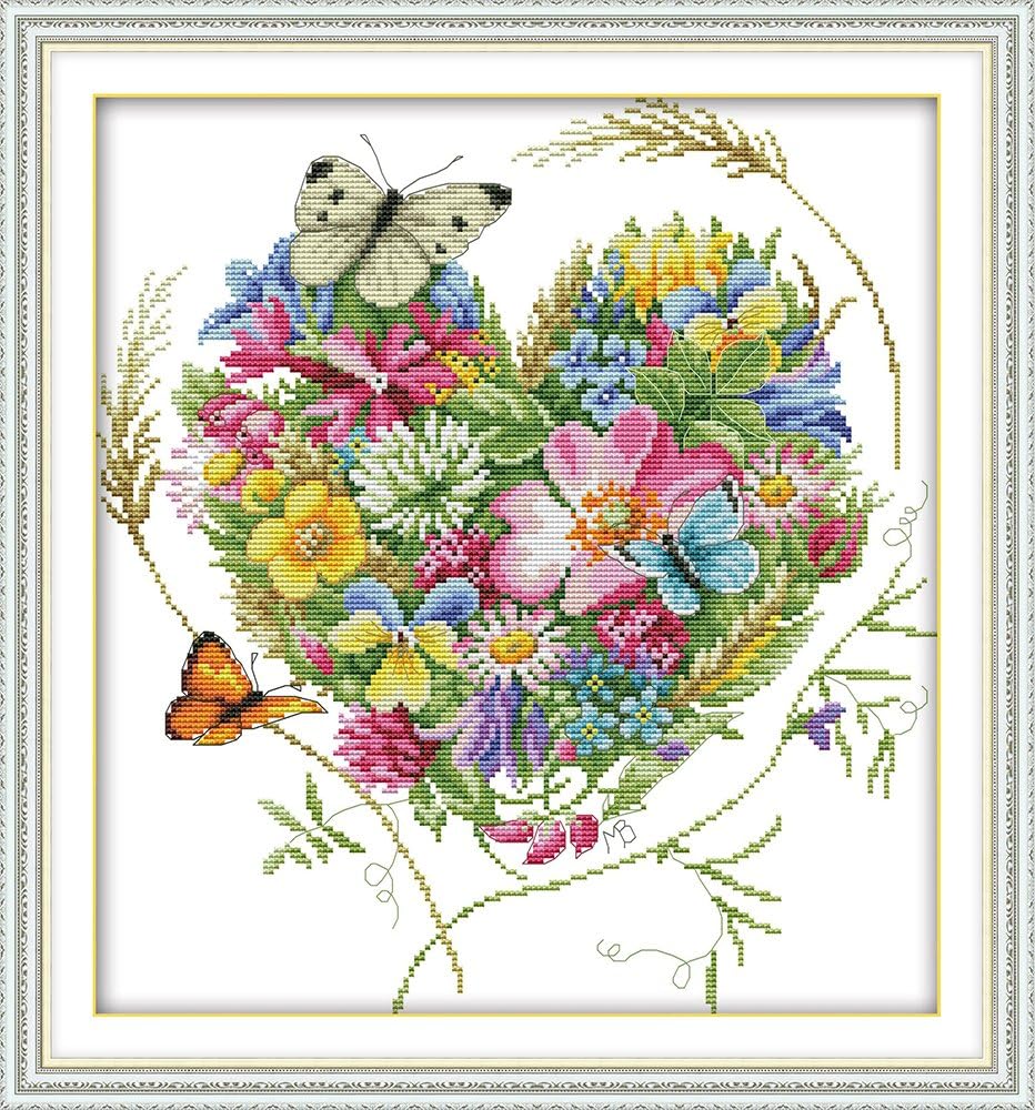 YEESAM ART Nieuwe getelde Cross Stitch Kits Advanced - Zeilen (2) - Borduurwerk Set Naaldwerk DIY Handgemaakte Kerstcadeaus