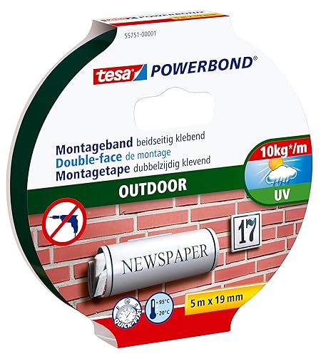 tesa 55751-00001-00 - Cinta adhesiva de doble cara para uso en exteriores