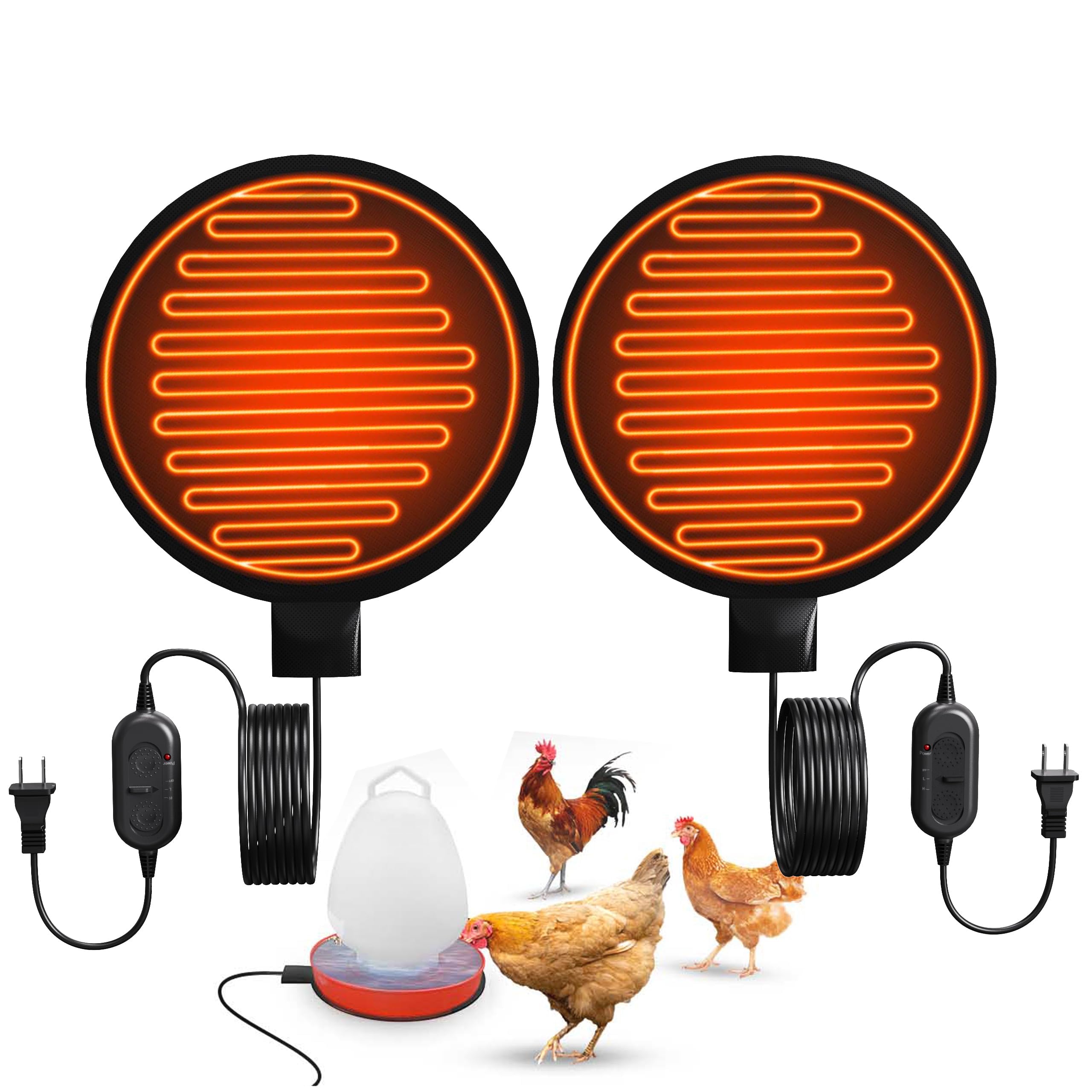 Ganggend Heated Chicken Waterer Base