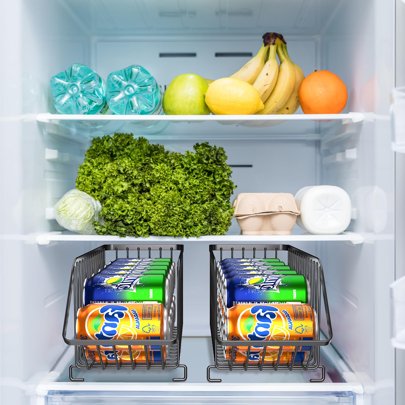 Amazon.com: Rhomba Tier Soda Can Dispenser Organizer Rack for
