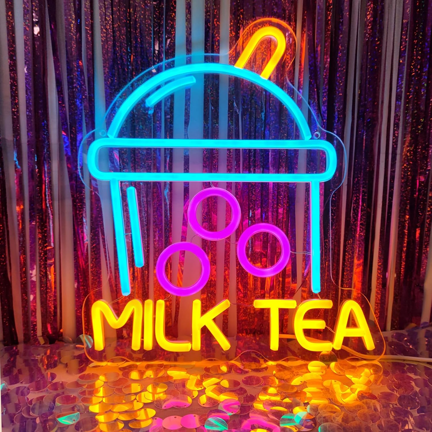 Ice Cream Neon Sign for Wall Decor, Ice Cream Led Neon Sign,Neon Ice Cream sign perfect for girl‘s room Decoration,Shop, Room,Game Room,Party,Bedroom,Garden,Wedding,Birthday Party,Christmas,Pub Bar Decoration,Gifts,27.6*12.8inches