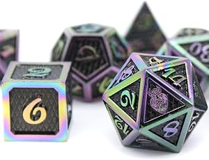 HEIMDALLR Metal Dice Set – Dragonhide