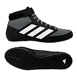 Adidas Mat Hog 2.0 Wrestling Shoes, Black/Onyx/White, 12.5