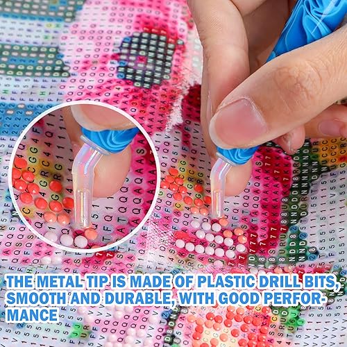 Miniatura 6 de DoreenBow 21 bolígrafos de pintura artística de diamante 5D, herramientas de pintura de arte de diamante, kit de herramientas de pintura de arte de