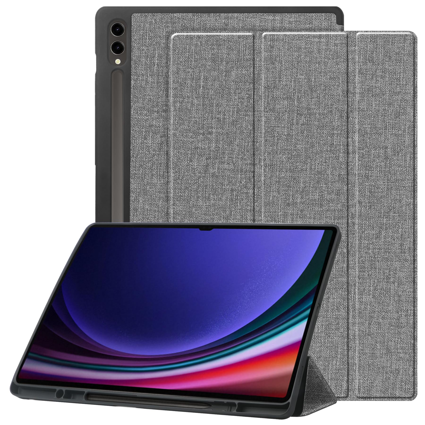 ProElite Cover for Samsung Galaxy Tab S9 FE+/S9 Plus/S10+ 12.4" Case, PU Smart Flip case Cover for Samsung Galaxy Tab S9 FE Plus/S9 Plus/S10 Plus 12.4 inch, Grey (B0CNSXTZ7T) Amazon Price History, Amazon Price Tracker