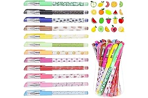 SAIWEILAI ONLINE 48-Pack Fruity Gel Pens: Infuse Your Writing with Sweet Delights