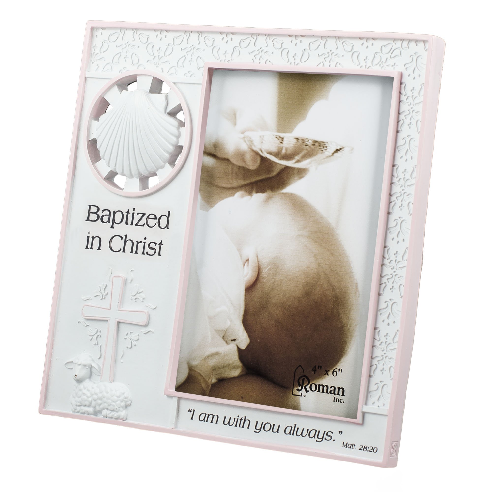 Amazon.com - Baptized in Christ Vertical 4x6 Picture Frame