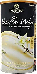 Vanilla Whey Lata 900g Essential Nutrition