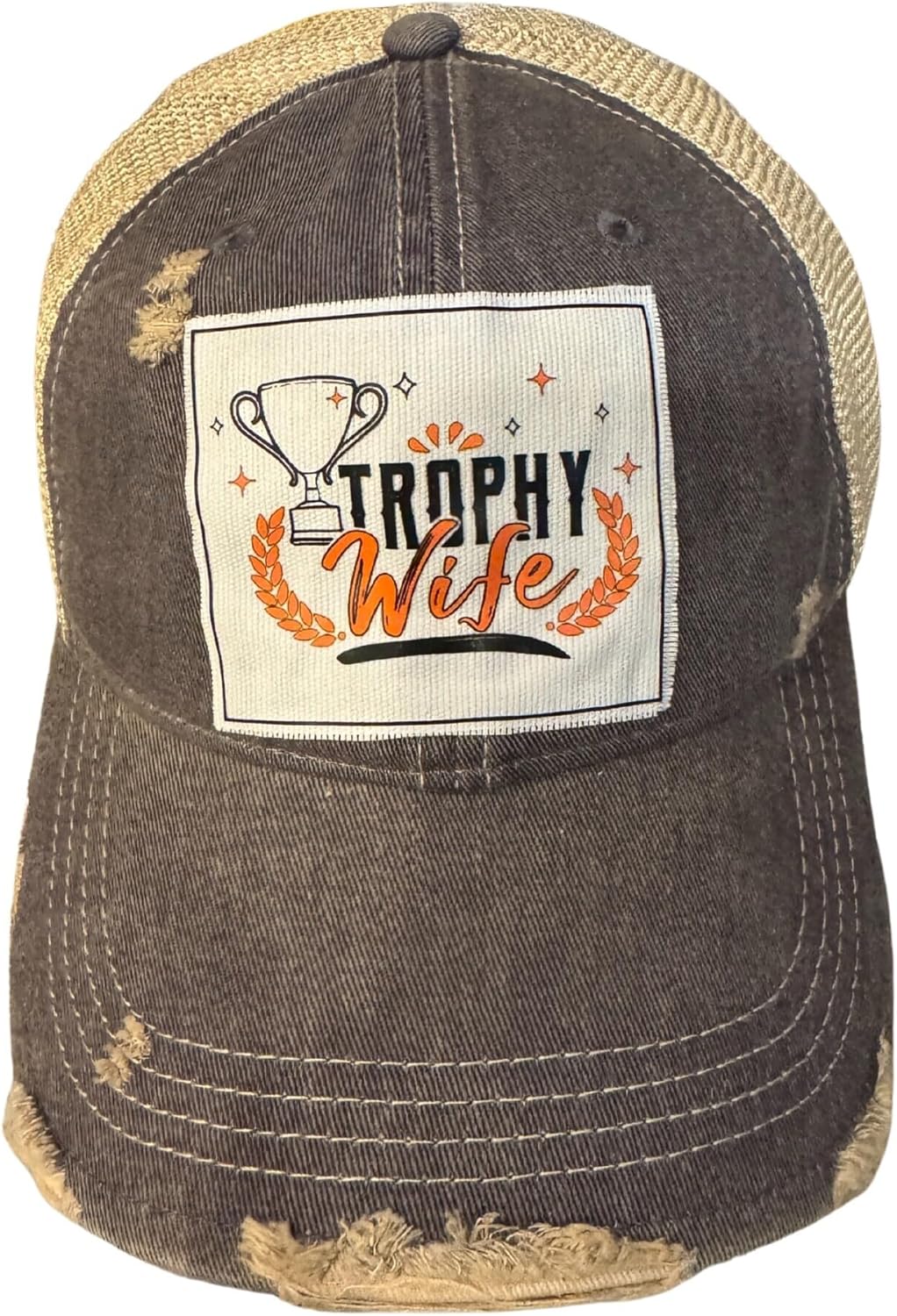 Popfizzy Funny Vintage Trucker Hats for Men and Women, Adult Humor Caps, Gifts for Friends, Unisex Distressed Baseball Cap