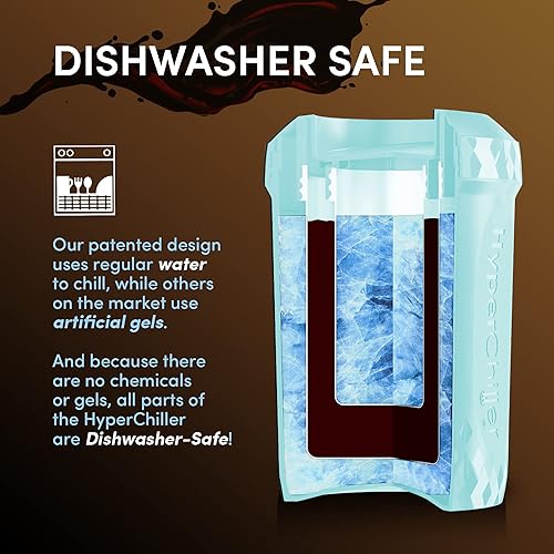 Miniatura 9 de HyperChiller HC2AS Enfriador Patentado de Café HeladoBebidas, NUEVO, MEJORADO, MÁS FUERTE Y MÁS DURADERO! Listo en Un Minuto, Reutilizable para Té