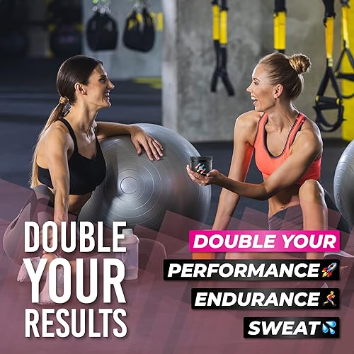 Miniatura 4 de Fit Gel Gel de sudor Work Out Enhancer (fórmula mejorada) Crema caliente para el vientre de la barriga, aroma dulce, frasco fácil de aplicar (8.8