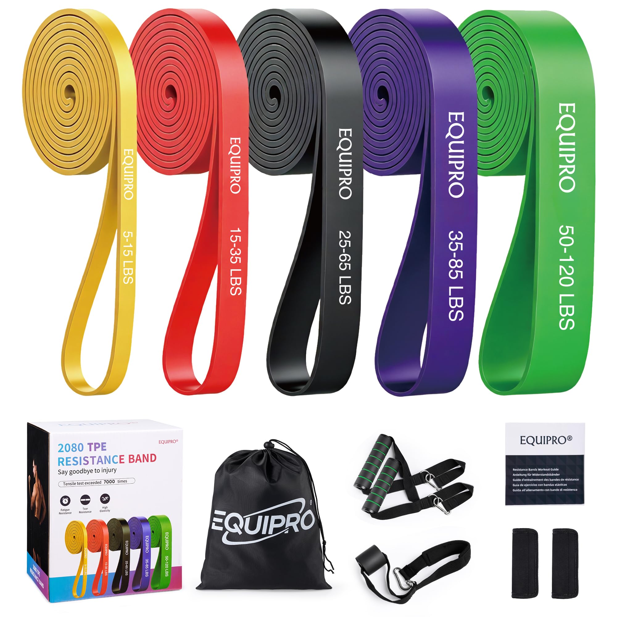 Resistance Bands Exercise Bands Resistance Bands for Working Out with Handles and Door Anchor Workout Bands for Men