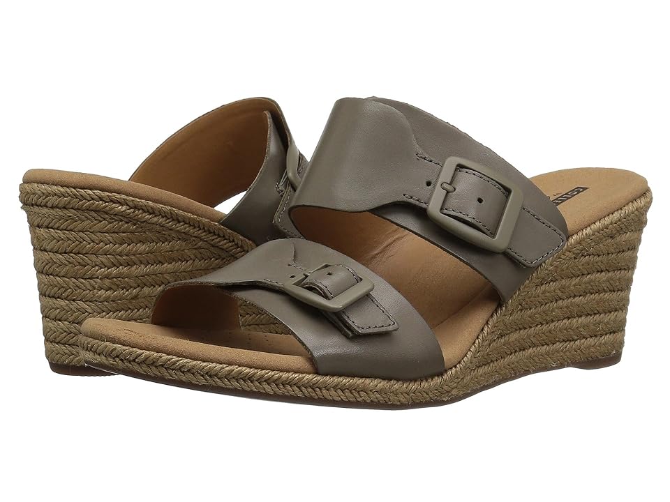 

Clarks Lafley Devin (Sage Leather) Women's Wedge Shoes, Olive