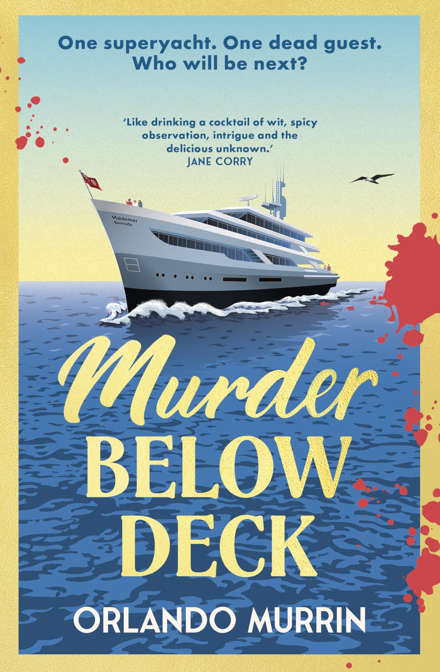Orlando Murrin - Murder Below Deck Hardback Book