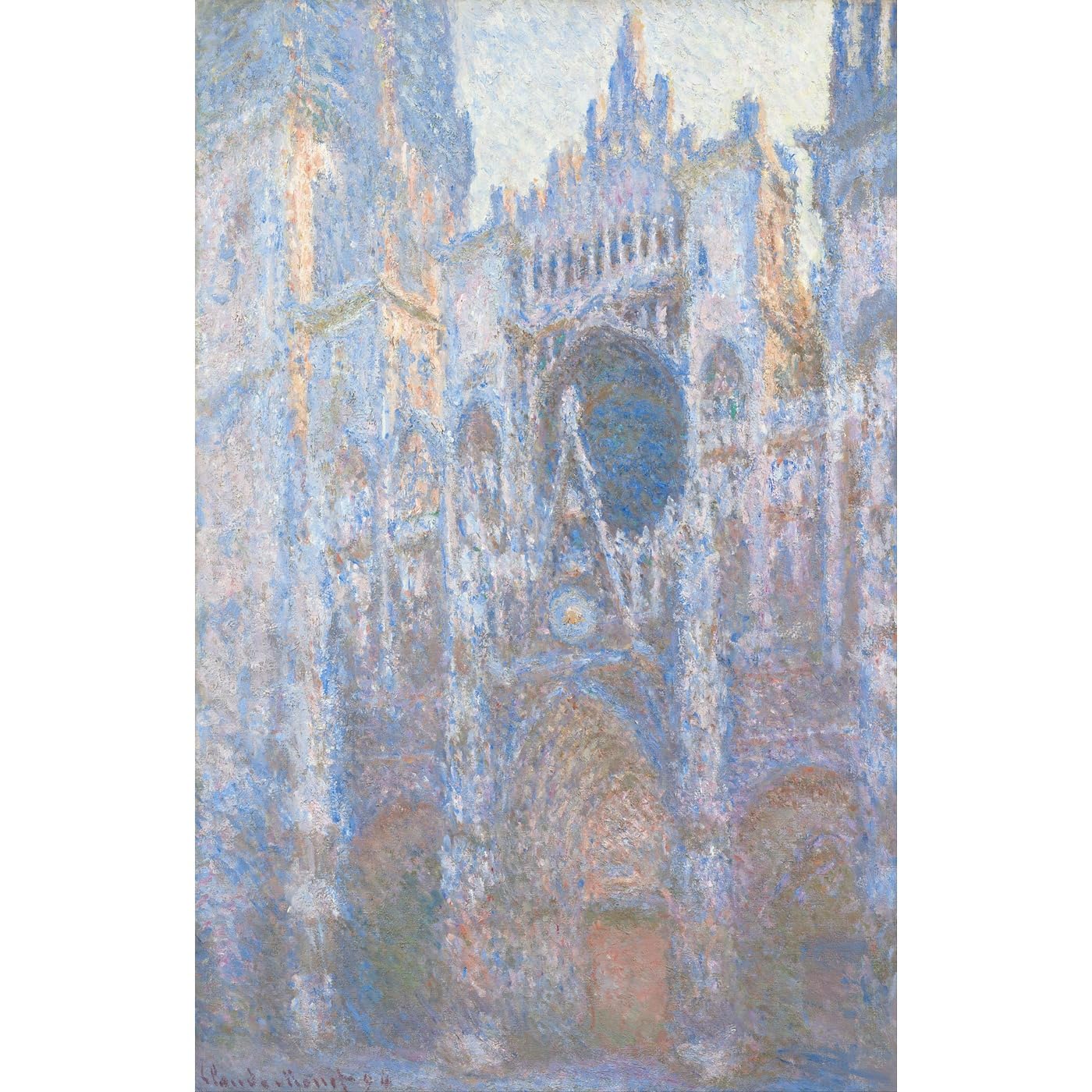 Monet cathédrale de Rouen impression giclée décoration murale