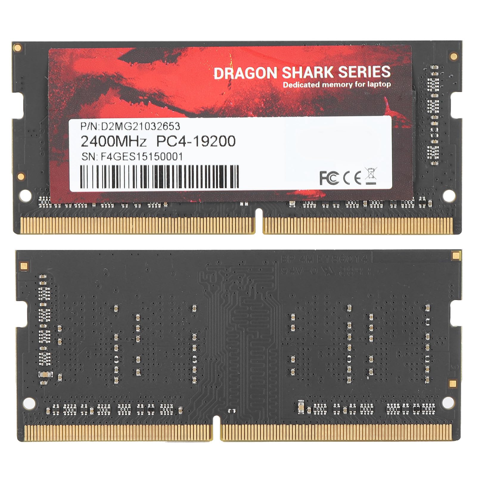 Wysokowydajna pamięć RAM DDR4 Wąska Aluminiowa pamięć do Notebooków DDR4‑2400 MHz 16 GB do Laptopów (16 GB)