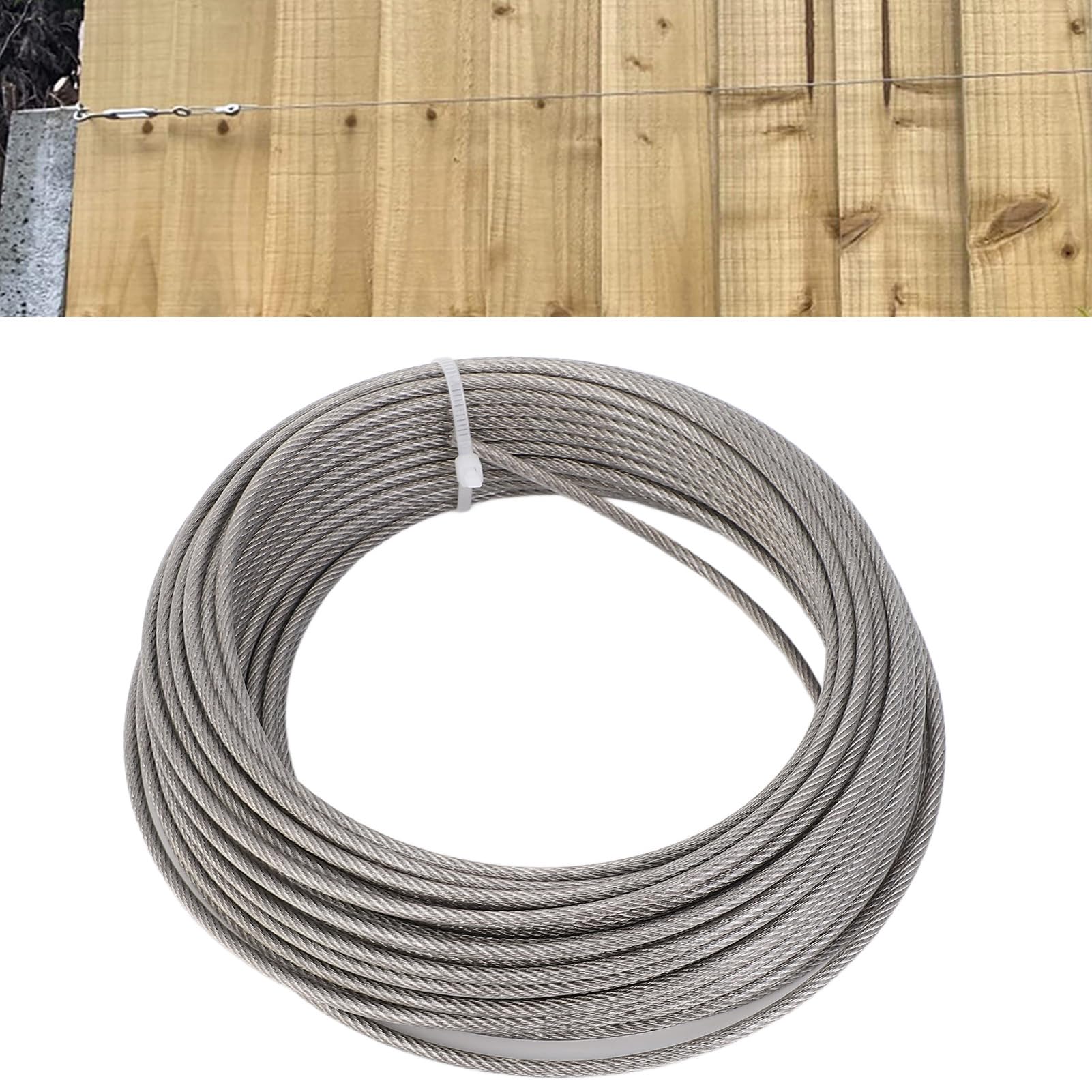 Stahldrahtkabel-Set für Gartenzaun-Pflanzenstütze