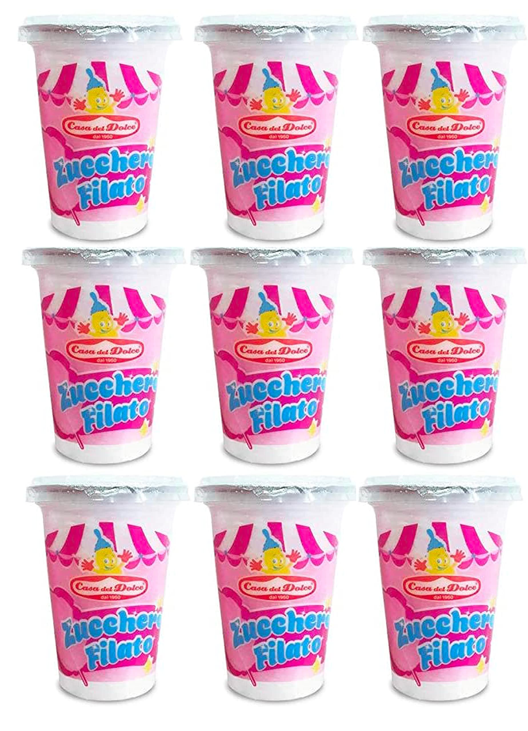 ZUCCHERO FILATO IN BARATTOLO da 20gr Ideale per i Vostri Party! Casa del Dolce MADE IN ITALY (9)