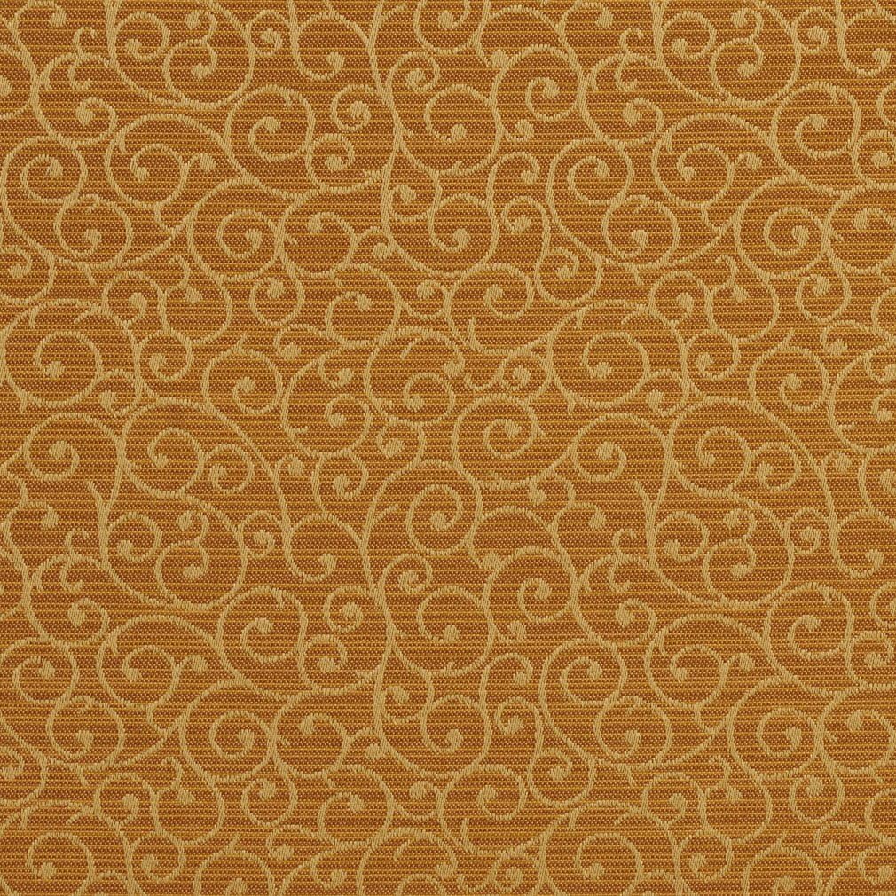 A754 Gold Trellis Contract Grade Upholstery Fabric by The Yard- Closeout