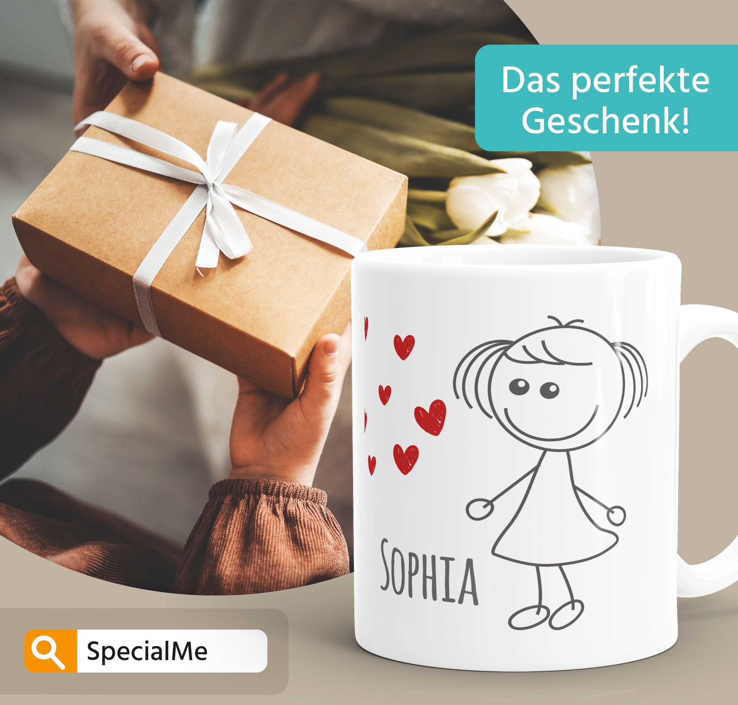 Personalisiert Tasse Mit Namen Romina - Motiv Positive Eigenschaften