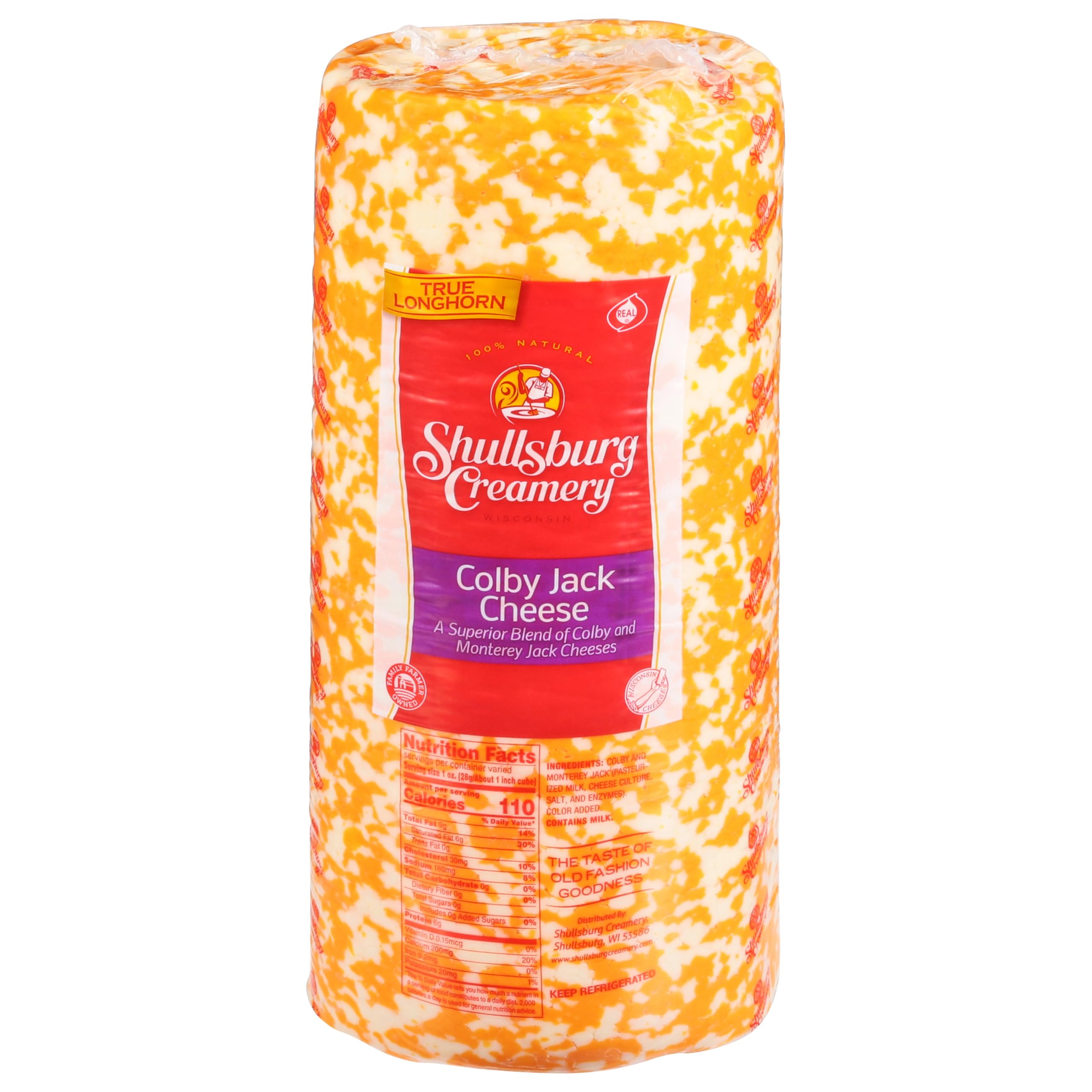 Colby Jack Cheese - 14 Pound Longhorn