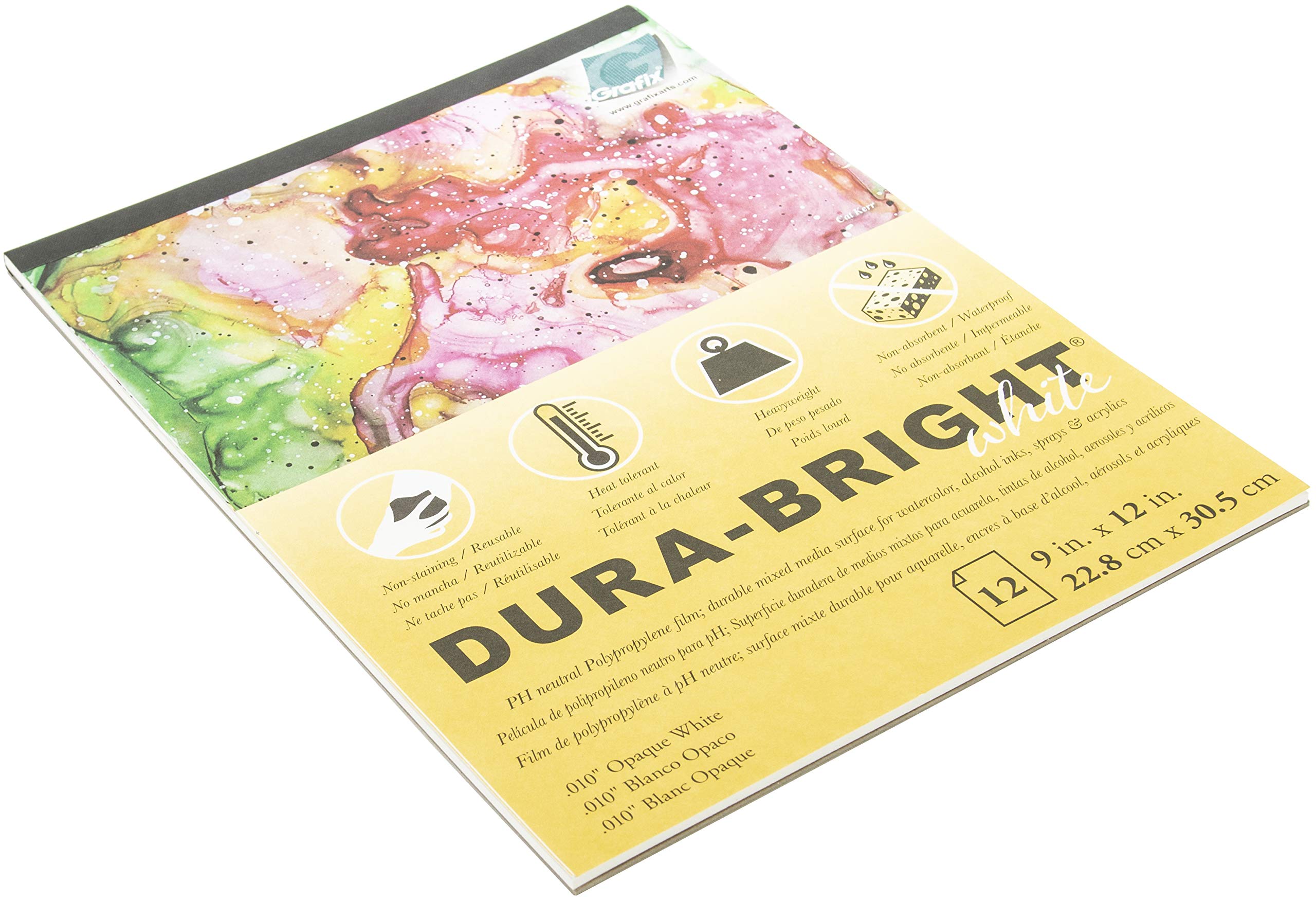Grafix P10DBOW912-12 DURA-BRIGHT .010 9x12 12PGS, 22,9 x 30,5 cm, 12 Blatt