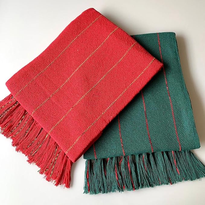 Kit De Mantas Natalina Para Sofá