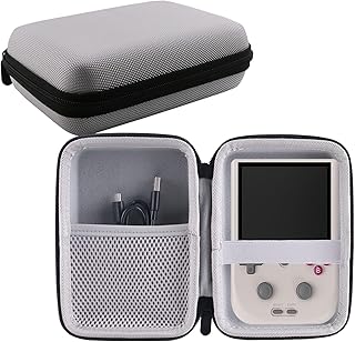Hard Carrying Case Compatible with RG405V Retro Handheld Game Console (grey)