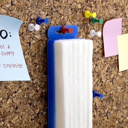 Miniatura 7 de BAZIC - Borrador de pizarra de fieltro para pizarra blanca, limpiador sin polvo para oficina de profesores, paquete de 1