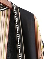 Vista 3 de SweatyRocks Kimono para mujer, estilo vintage, floral, para playa