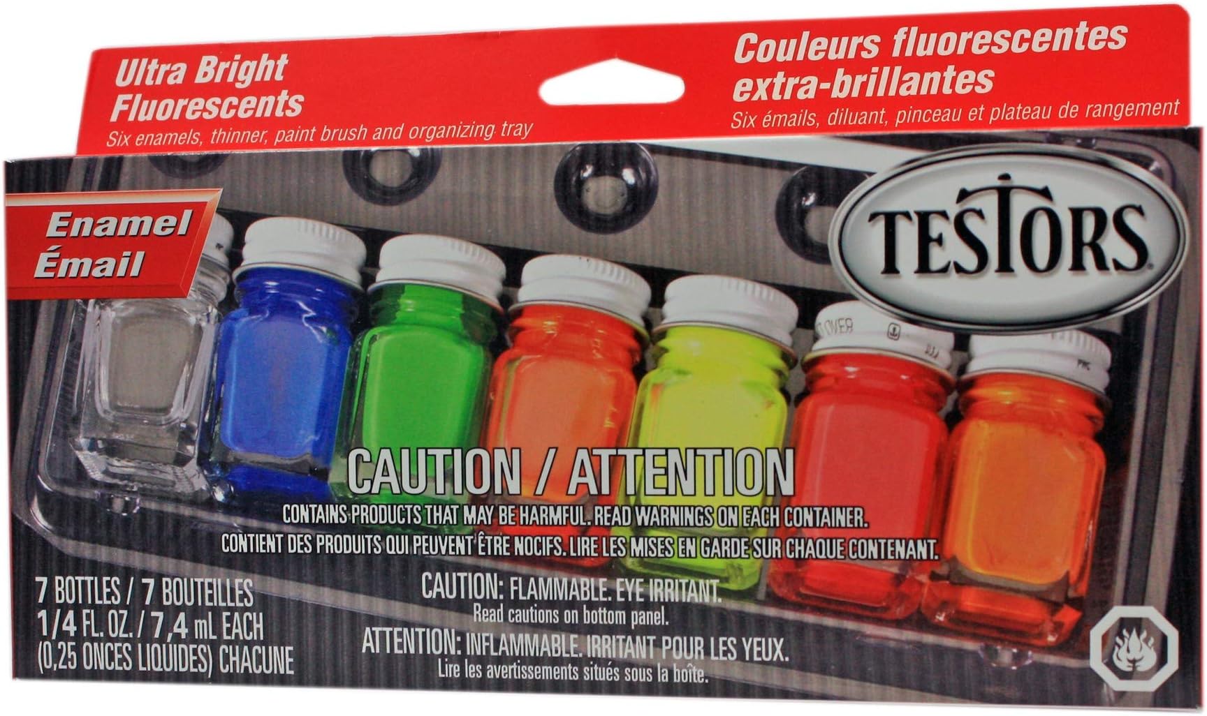Testors 281235 9 Piece Acrylic Paint Set Value Gray