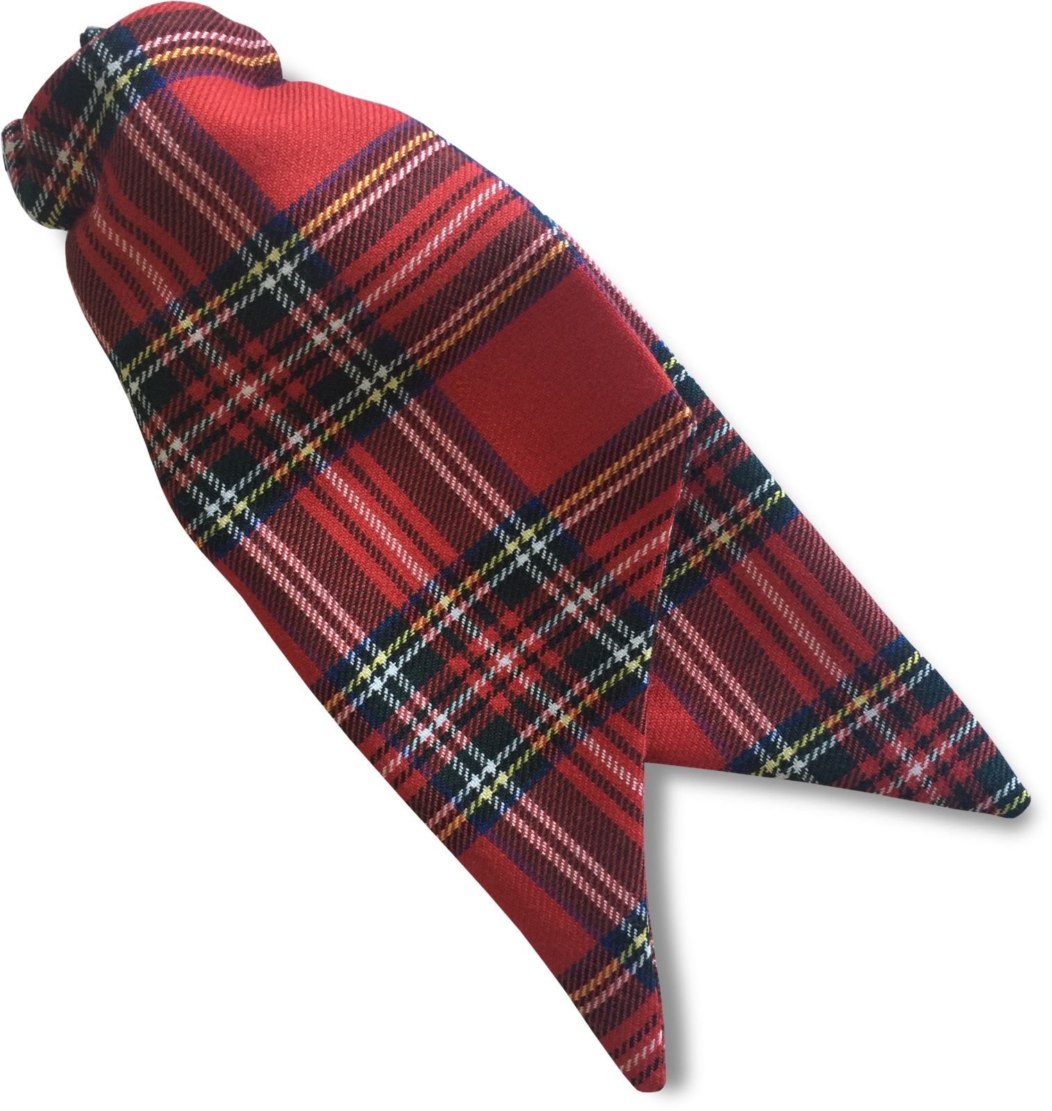 Great British Tie Club Ladies Royal Stewart Red Tartan Check Clip On Cravat