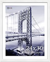 Vista 9 de VCK Marco de Madera de 18x24 Pulgadas para Pósteres, Impresiones, Fotos, Imágenes, Mapas, Certificados y Obras de Arte Negro