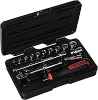 Vista 2 de GEARWRENCH Juego de herramientas mecánicas SAE estándar de 15 piezas de 1/4 pulgadas con 6 puntos - 80650