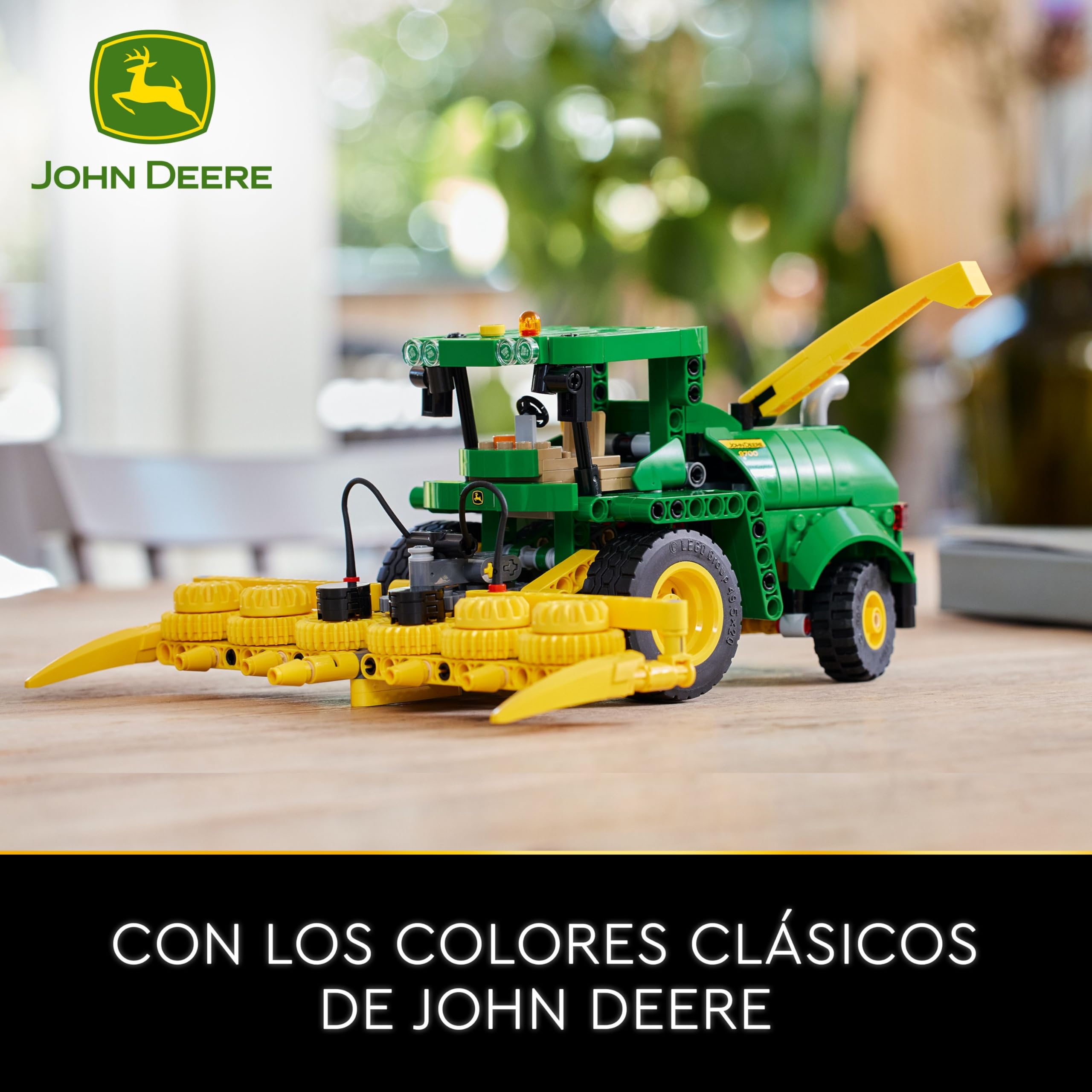 LEGO Technic John Deere 9700 Forage Harvester, Tractor de Juguete para Granja Infantil, Vehículo Agrícola Cosechadora, Regalo para Niños y Niñas de 9 Años o Más, Juego Creativo 42168