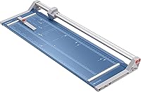 Vista 12 de Dahle 554 Cortadora Rotativa Profesional, Longitud de Corte de 28 Pulgadas, Capacidad de 20 Hojas, Autoafilado, Barra Guía Doble, Abrazadera