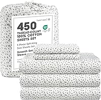 Vista 28 de LANE LINEN - Sábanas tamaño Queen, 450 hilos, 100% algodón, refrescantes, transpirables, con bolsillo profundo, 4 piezas, color negro