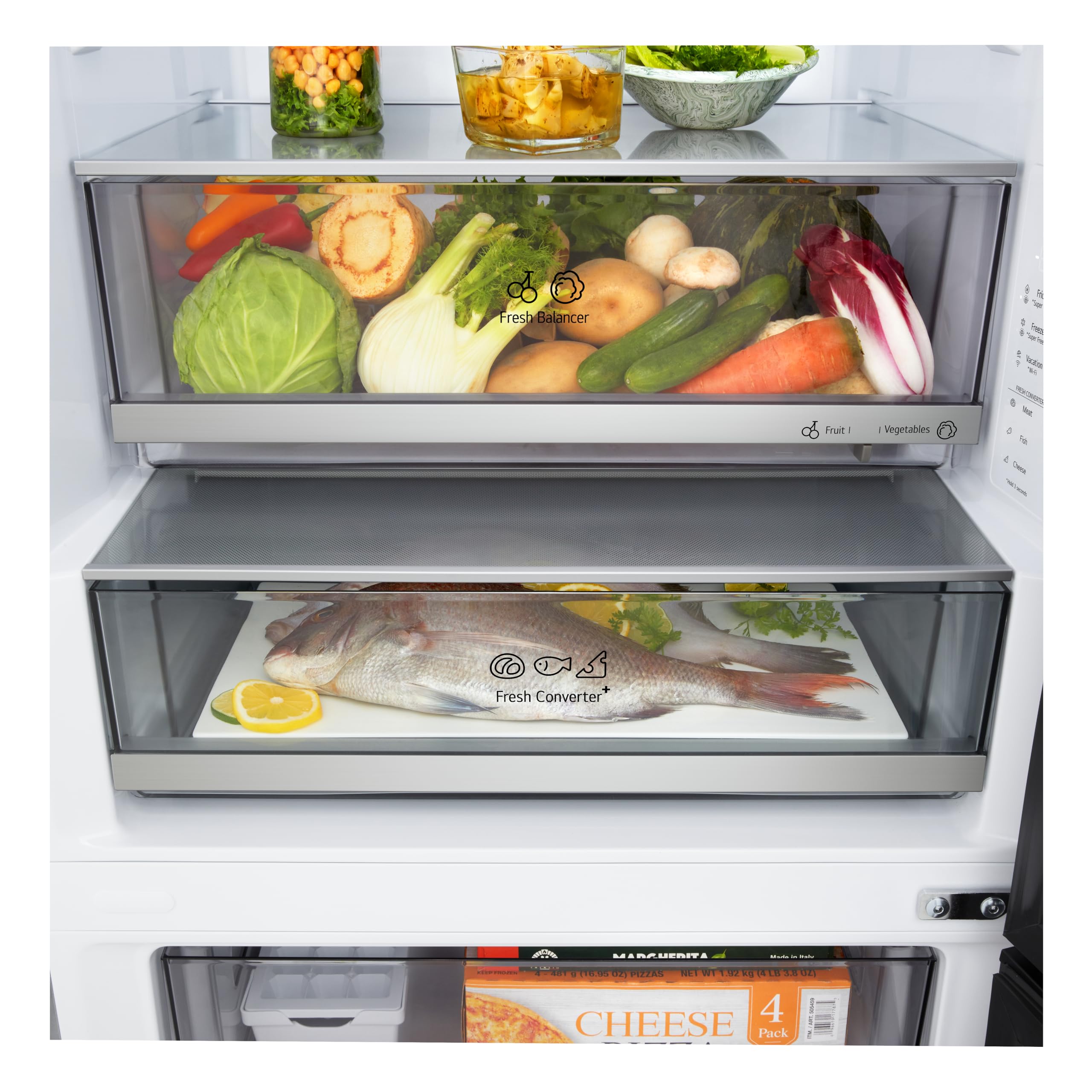 Lg GBBW322CPY Fit&Max Kühl-/Gefrierkombination (465 L – Bild 6