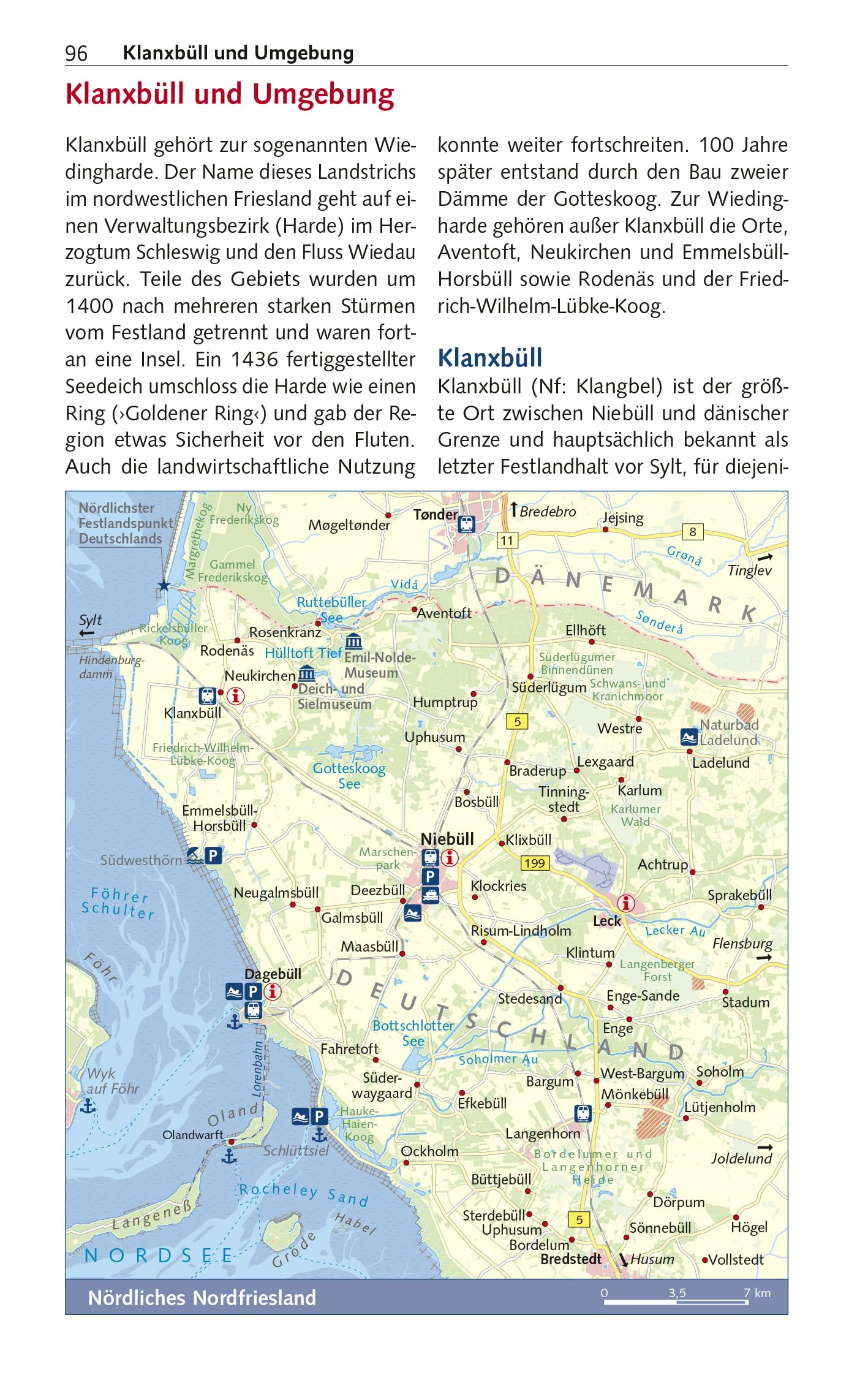 TRESCHER Reiseführer Nordfriesland: Sylt, Amrum, Föhr, Halligen, Husum, St. Peter-Ording, Eiderstedt und Hinterland. Mit Wanderungen und Radtouren