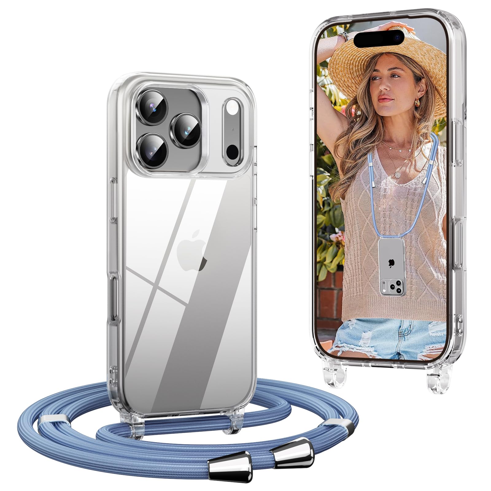 OLEPHY Handykette kompatibel mit iPhone 17 Pro Max Hülle mit